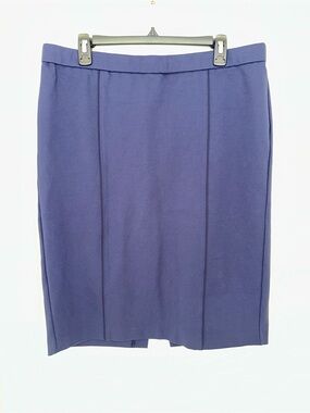 Eloquii Blue Pencil Ponte Skirt